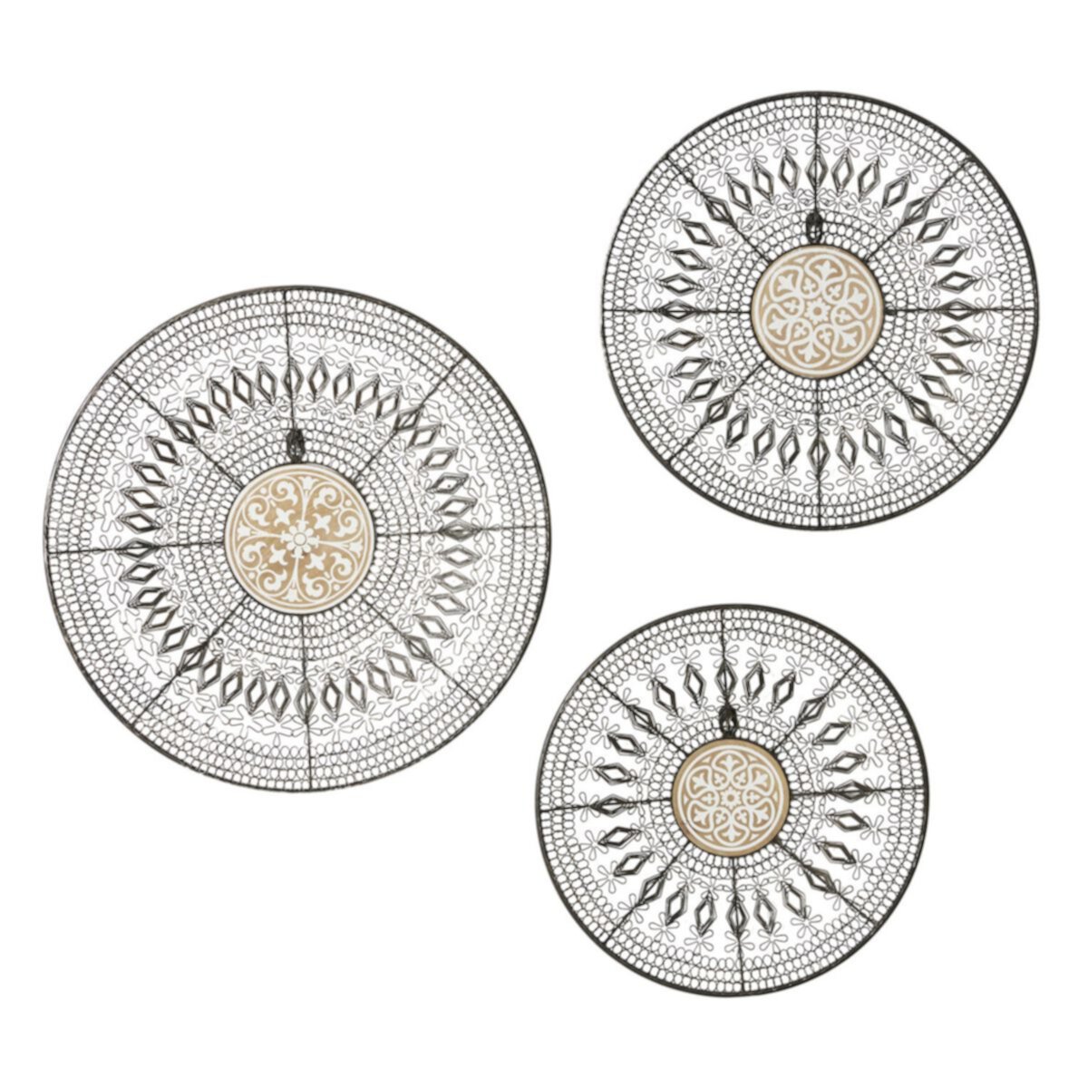 Stella & Eve Boho Circle Wall Decor 3-Piece Set Stella & Eve