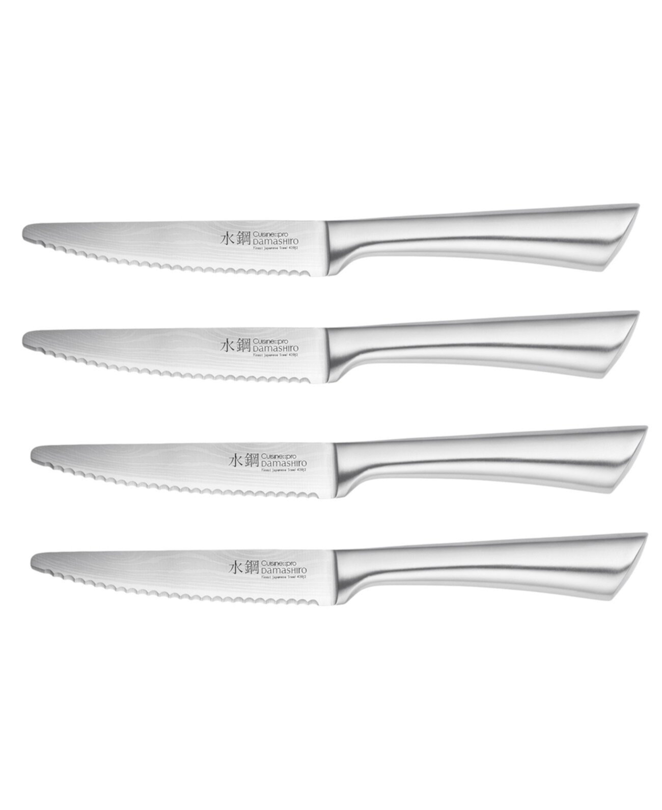 Набор ножей для стейка Damashiro 4,5 дюйма, 4 предмета Cuisine::pro®