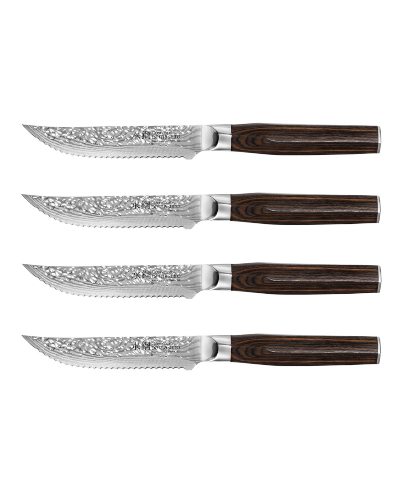 Набор ножей для стейка Emperor 5 дюймов Damashiro, 4 предмета Cuisine::pro®