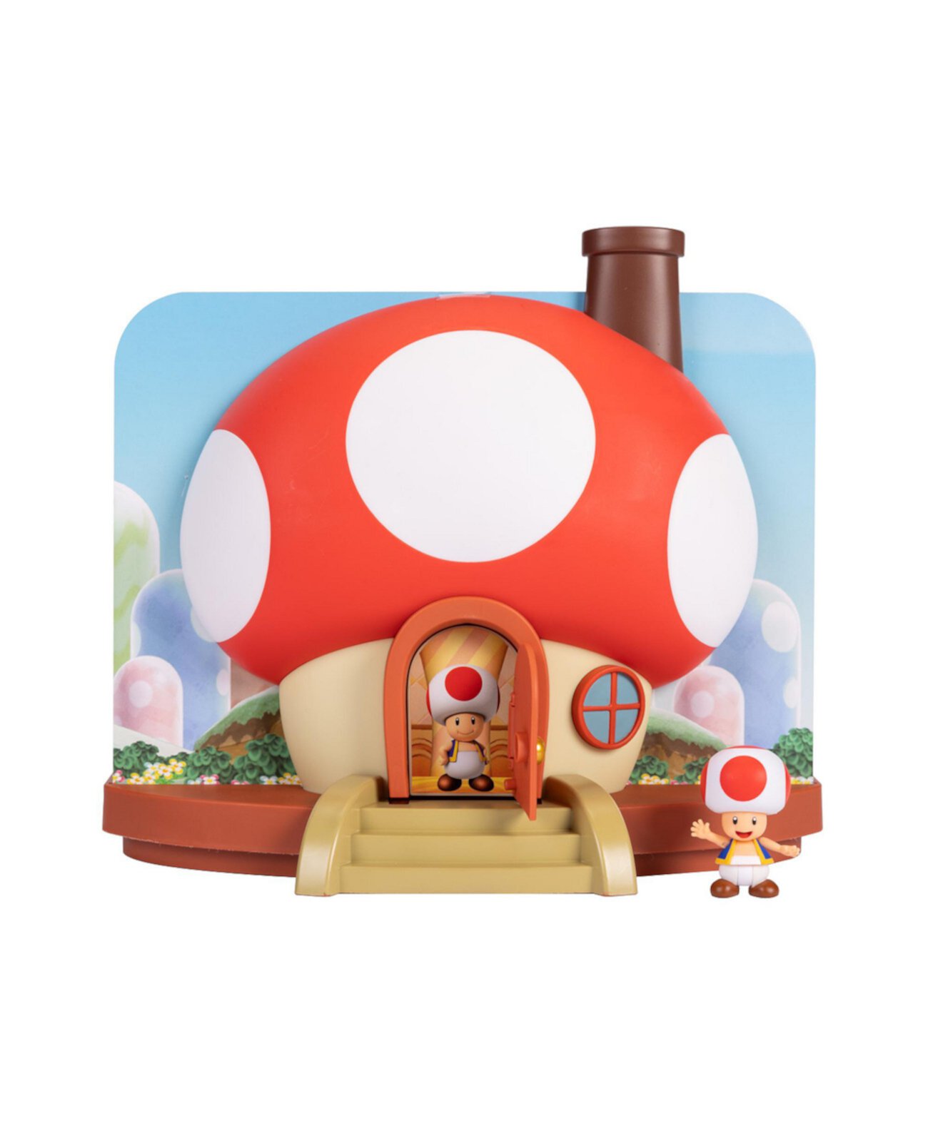 Игровой набор Nintendo 2,5 дюйма Deluxe Toad House Super Mario