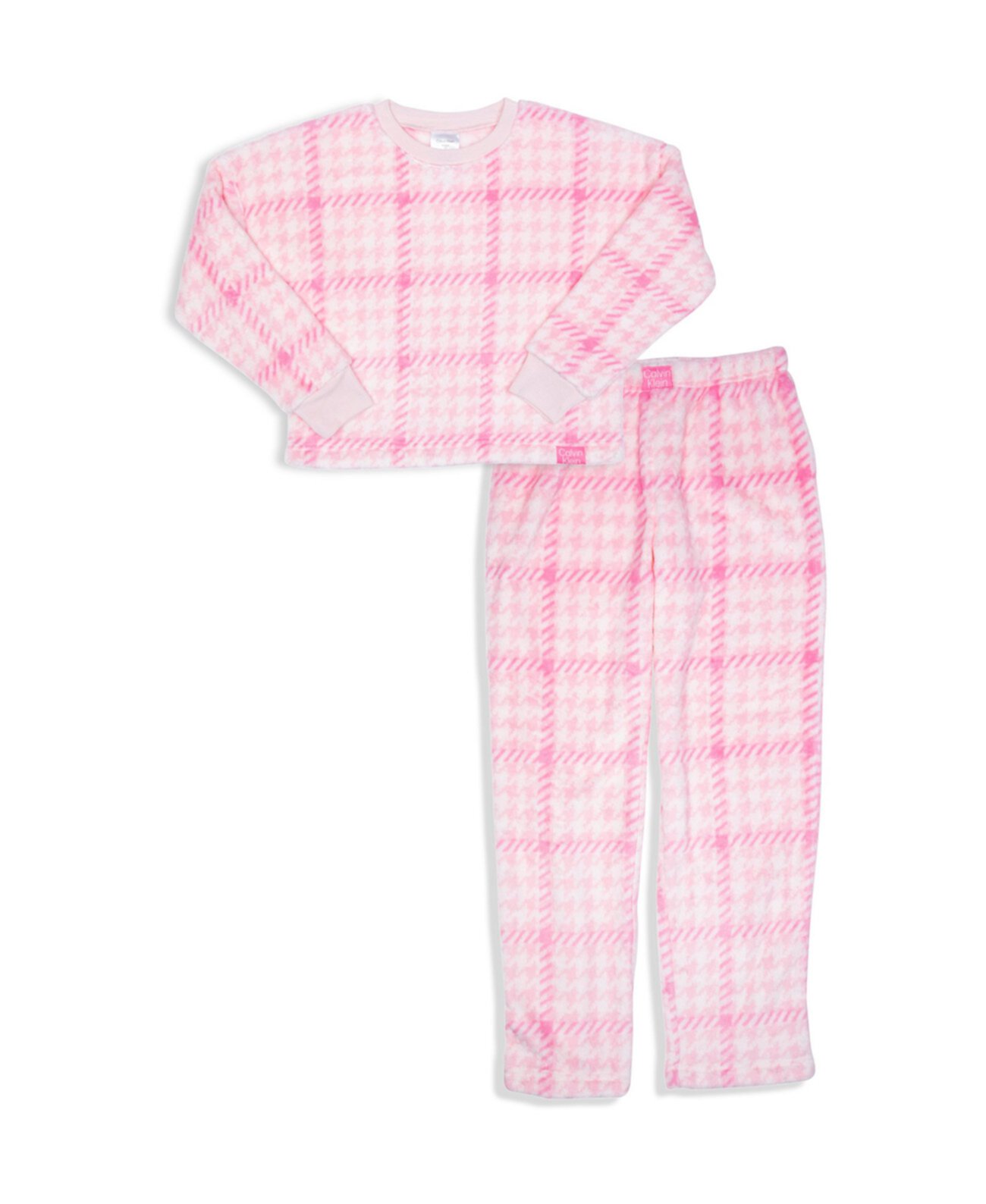 Супермягкий флисовый пижамный комплект из 2 предметов для девочек Big Girls Calvin Klein