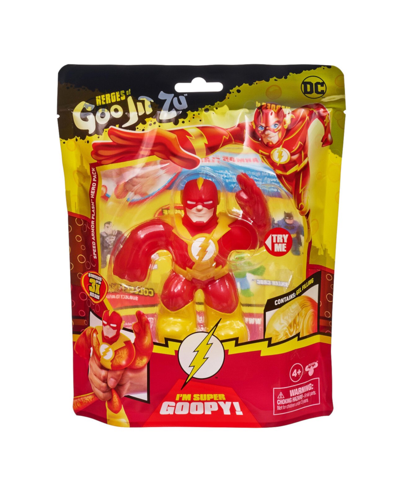 Вспышка игрушечной скоростной брони DC Hero Series 4 Heroes of Goo Jit Zu