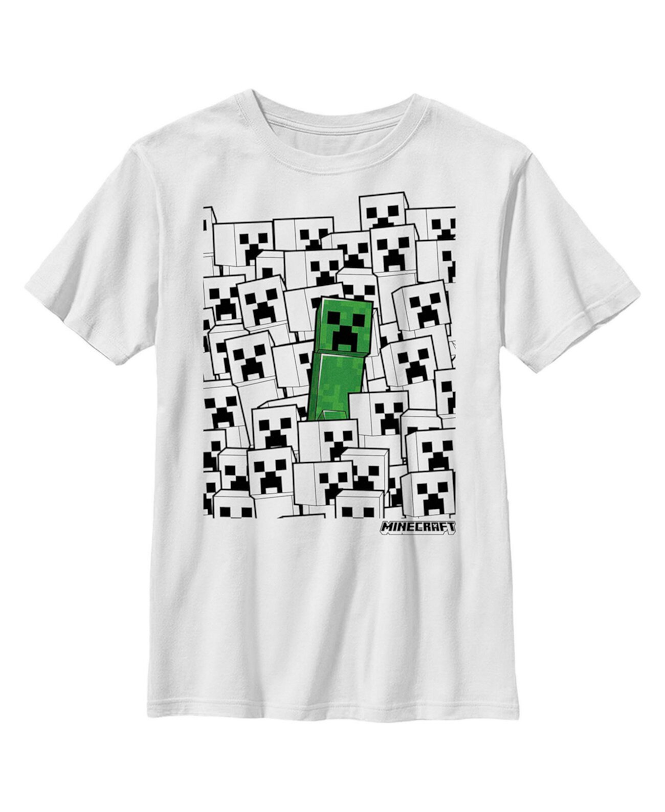Зеленая детская футболка Minecraft Minecraft для мальчиков Microsoft