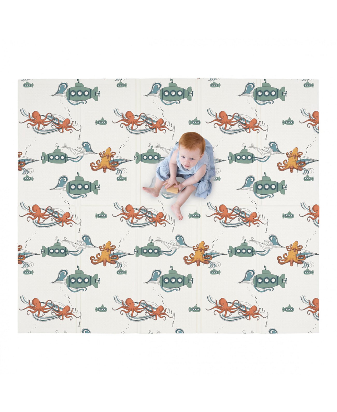 - Large Padded, Foam Play Mat for Baby 70 in. x 59 in. - Original 2 JumpOff Jo