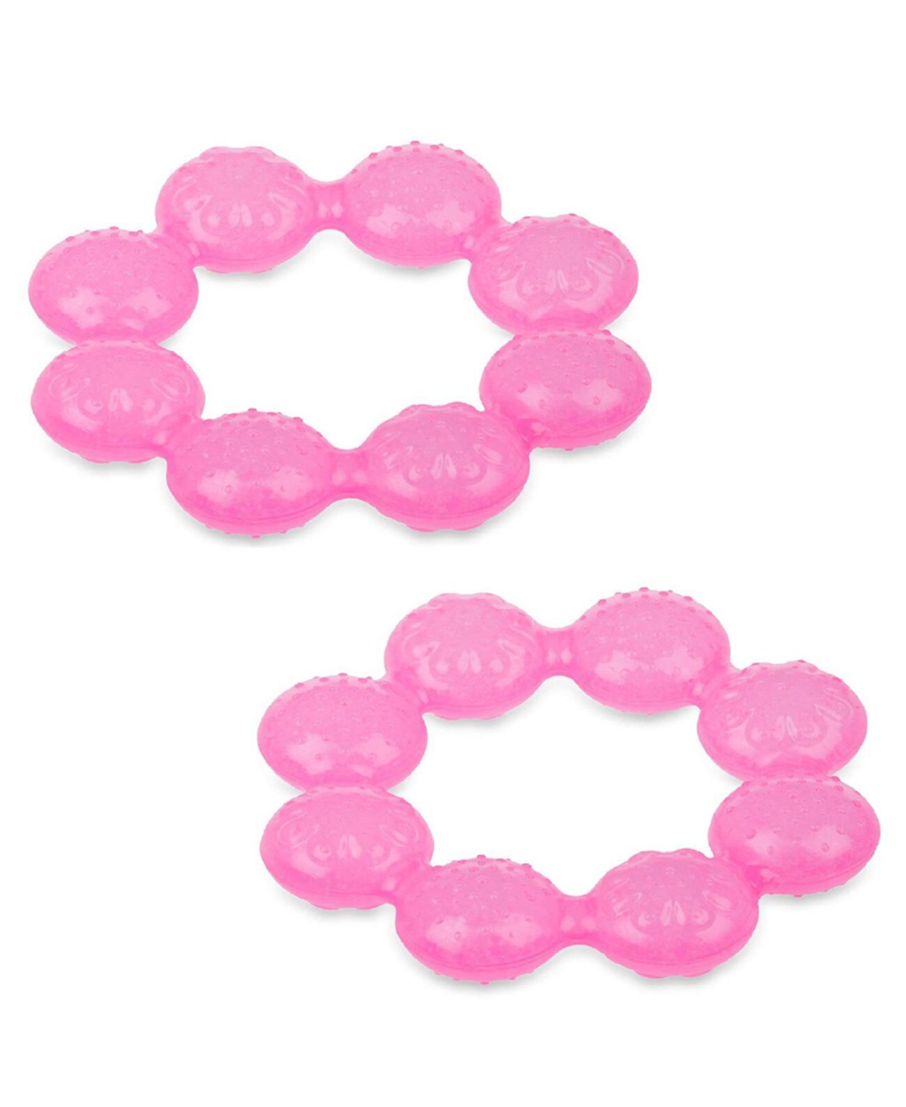 Прорезыватель-кольцо для детской пустышки IcyBite, розовый, 2 штуки NUBY