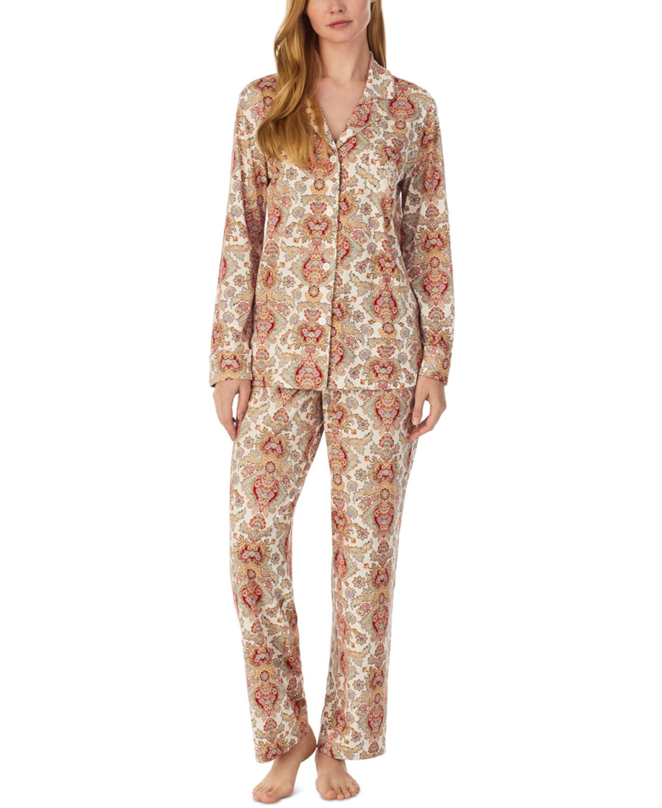 Женский пижамный комплект с принтом пейсли Ralph Lauren