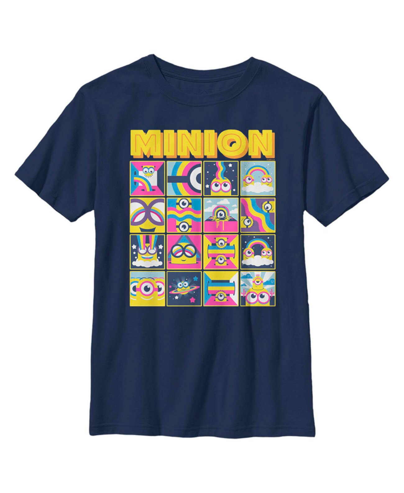 Детская футболка Minions: The Rise of Gru Rainbow Panels NBC Universal