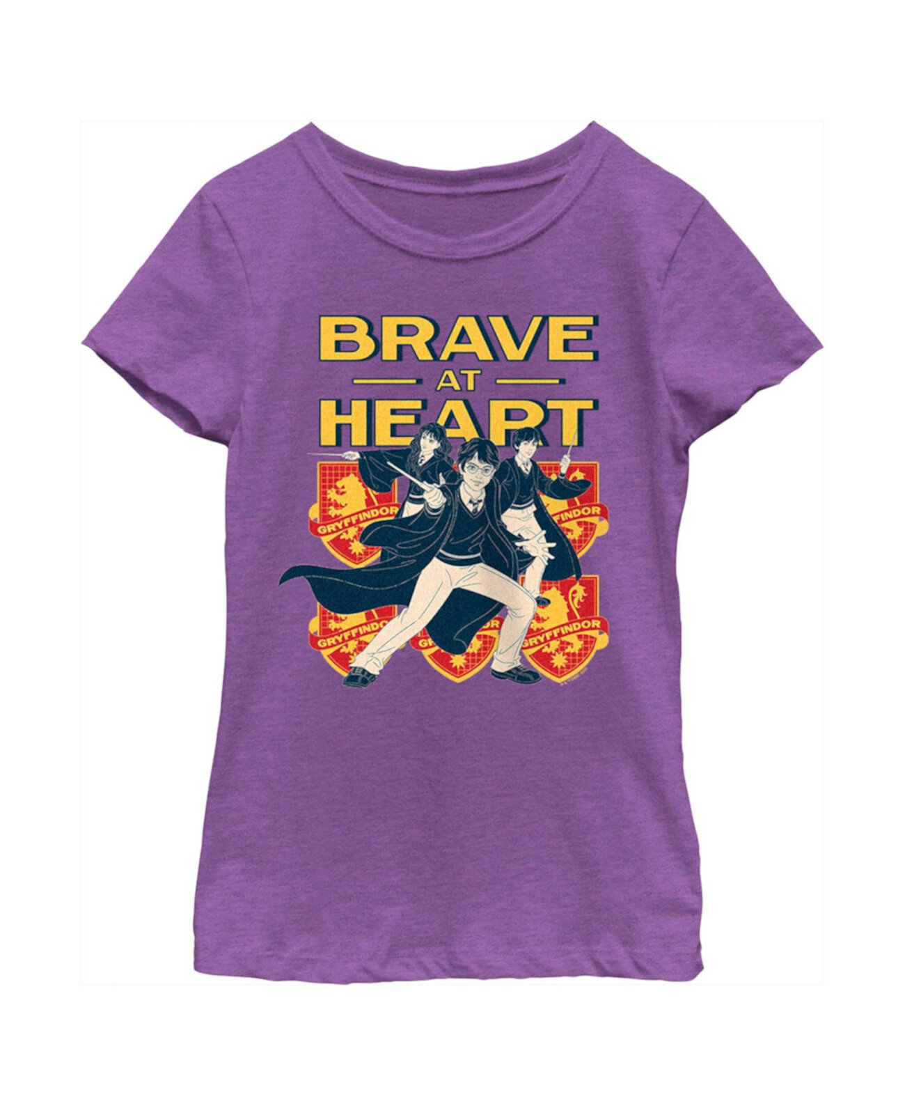 Детская футболка «Гарри Поттер Гриффиндор Храбрый сердцем» для девочек Warner Bros.