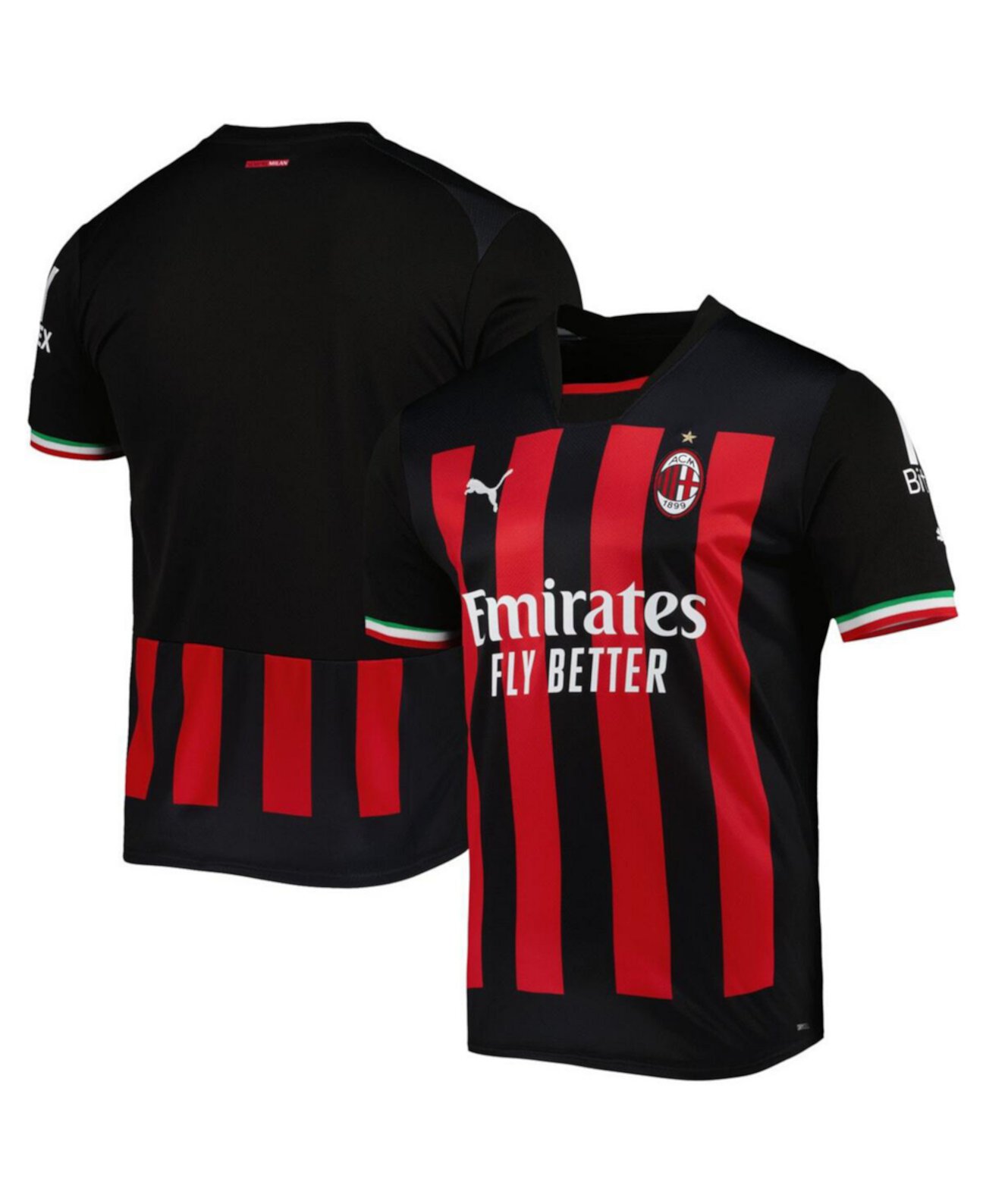 Мужская черная домашняя копия футболки AC Milan 2022/23 PUMA