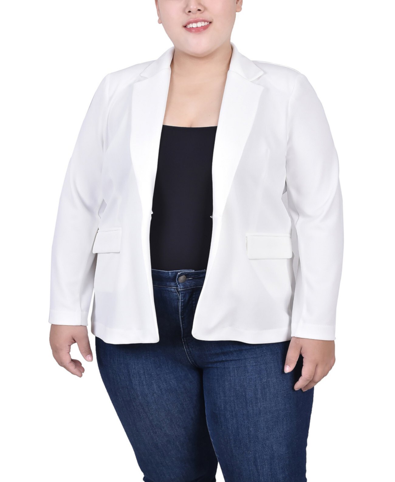 Женский Блейзер NY Collection Plus Size Long Sleeve NY Collection