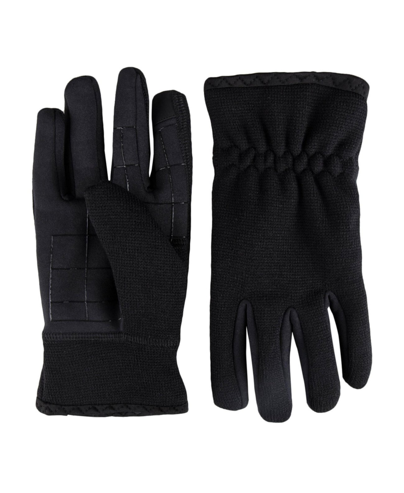 Мужские сенсорные эластичные вязаные перчатки с меланжевым покрытием на ладони Levi's®