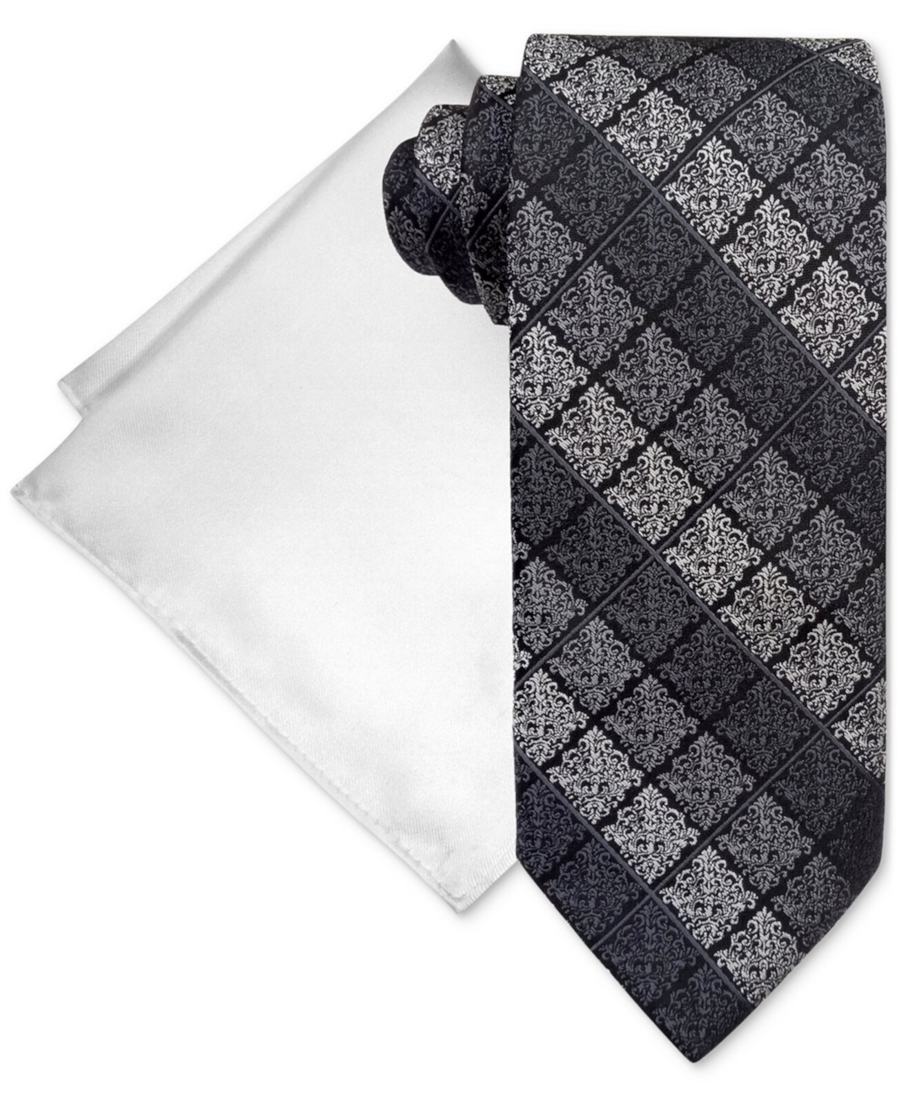 Мужской комплект из галстука в полоску и нагрудного платка Steve Harvey