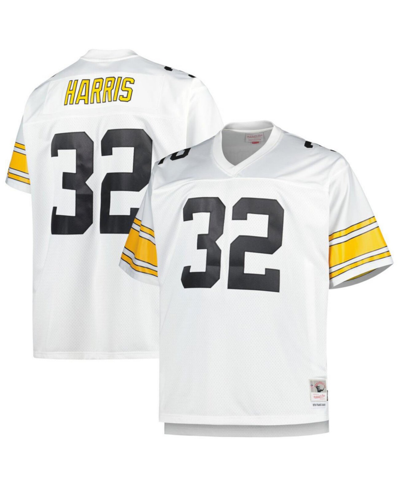 Футбольная майка реплика Franco Harris Pittsburgh Steelers, размер Big and Tall, 1976 года Mitchell & Ness