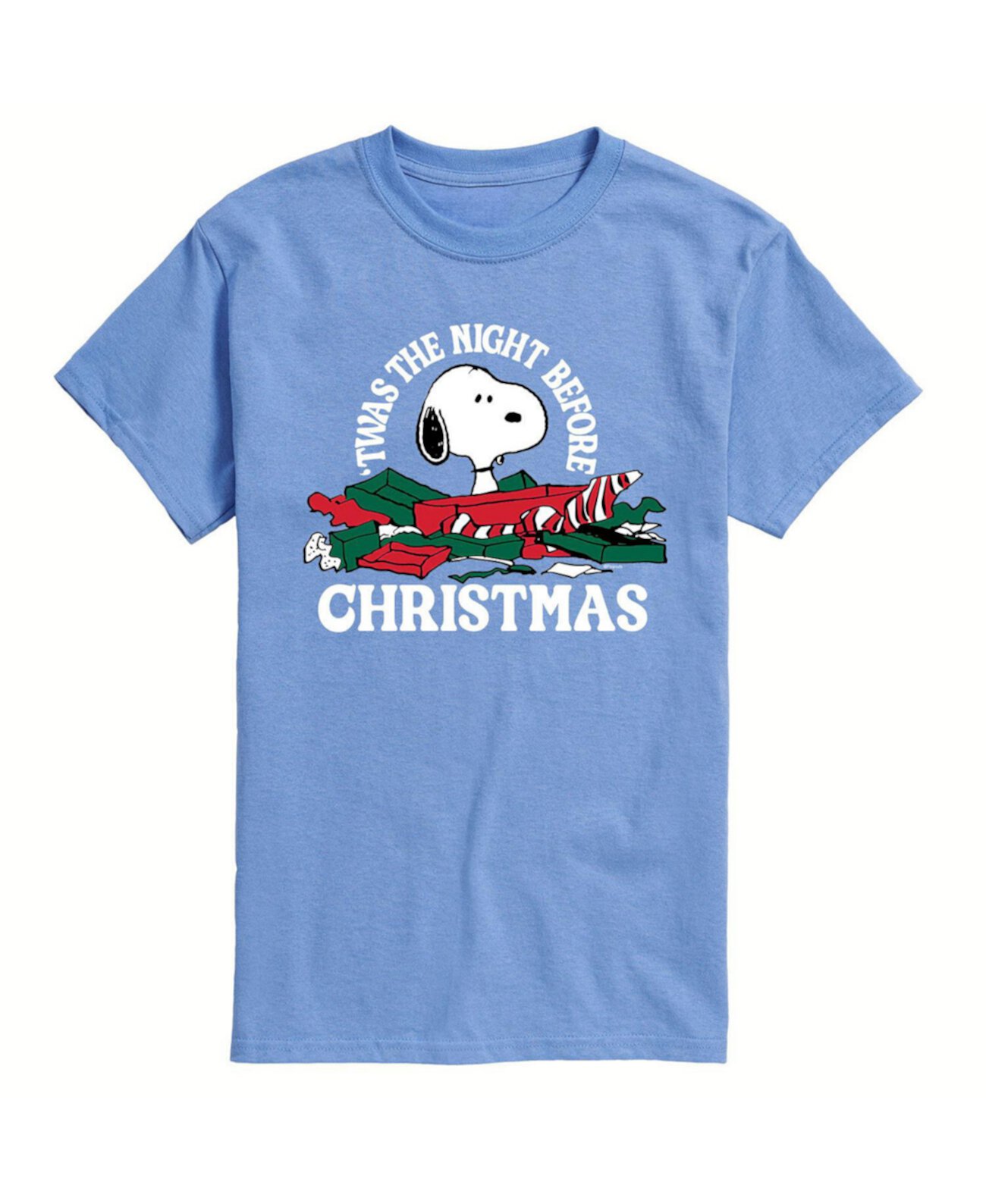 Мужская футболка с коротким рукавом Peanuts Night Before Christmas AIRWAVES