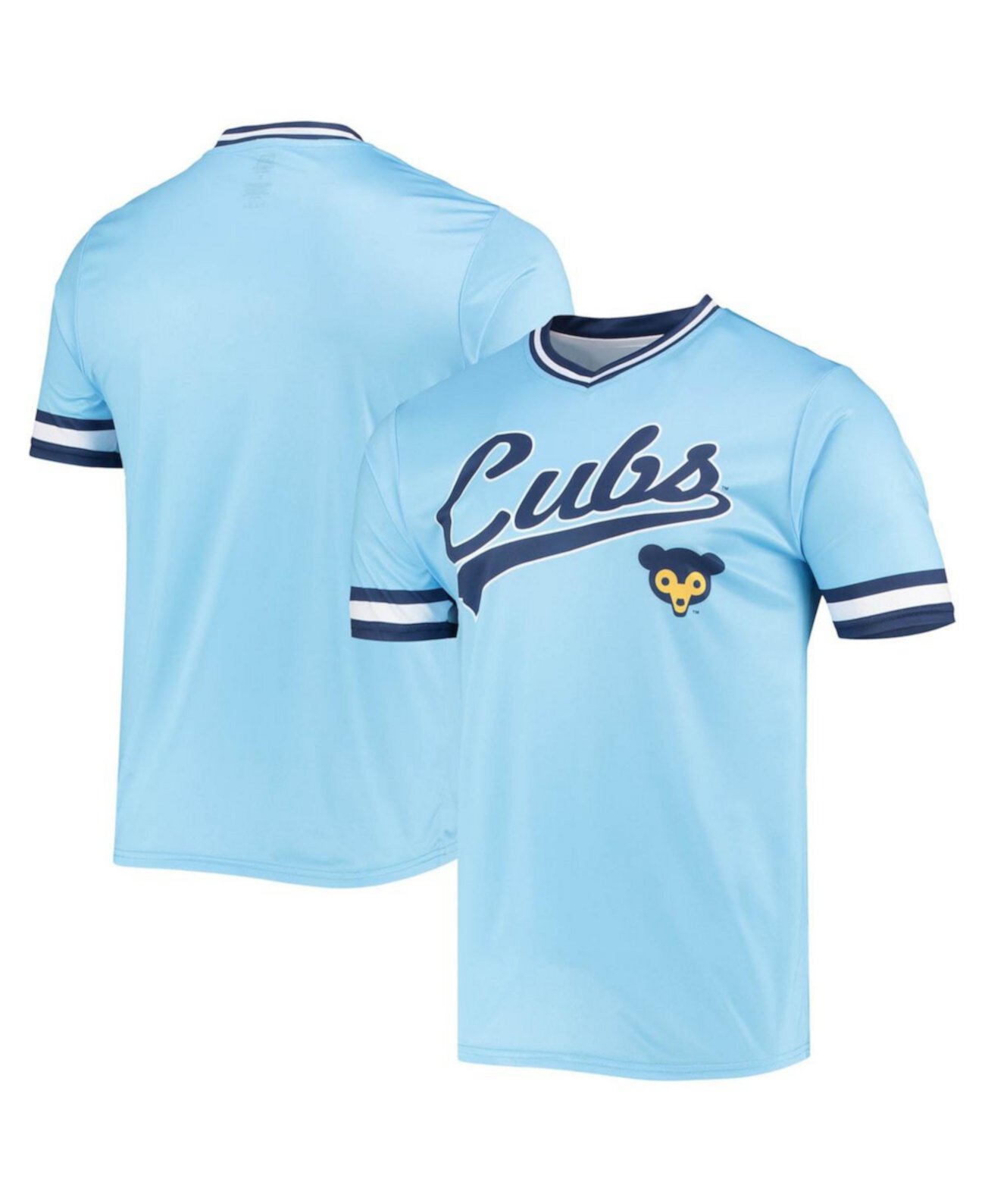 Мужской синий, королевская коллекция Chicago Cubs Cooperstown с v-образным вырезом Team Color Jersey Stitches