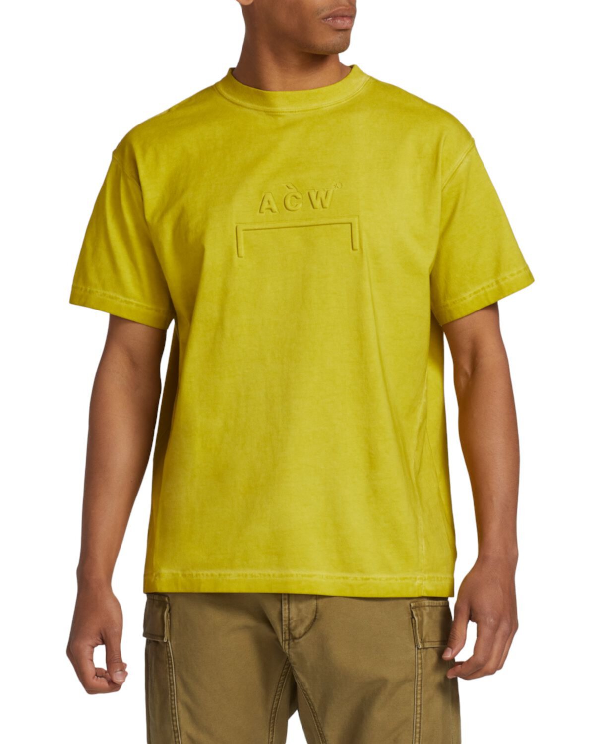 Хлопковая футболка с растворимым красителем A-COLD-WALL