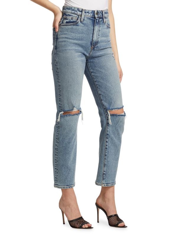 Свободные прямые джинсы Mia с высокой посадкой LE JEAN