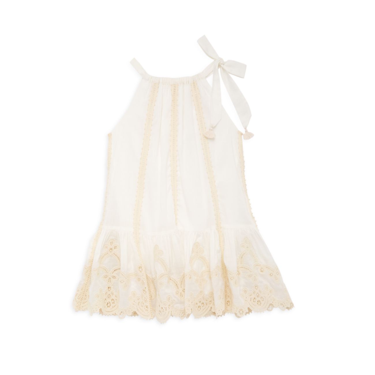 Маленькая девочка &amp;amp; Платье с вышивкой клевера для девочки Zimmermann Kids