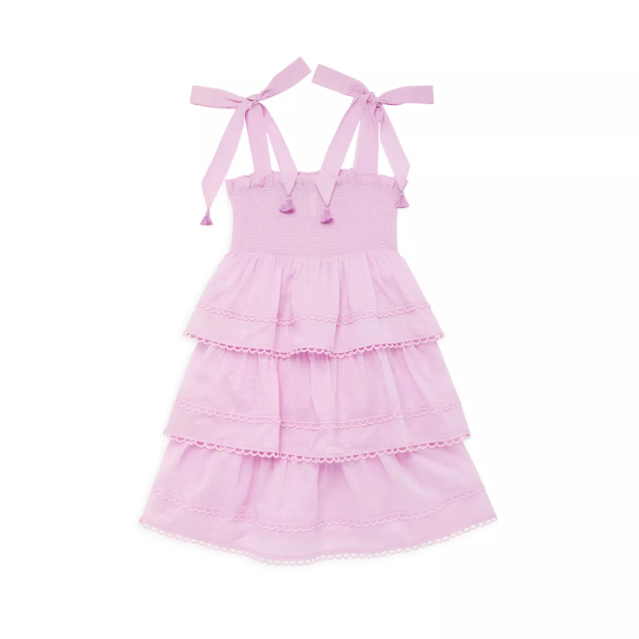 Маленькая девочка &amp;amp; Ярусное платье с присборенной талией Clover для девочек Zimmermann Kids