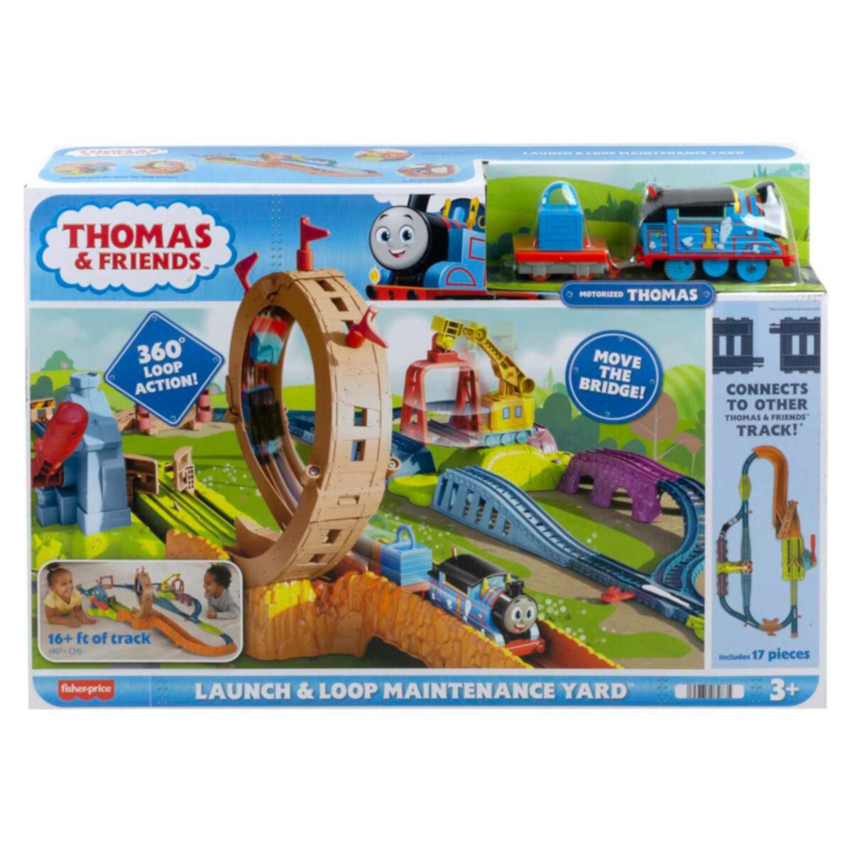 Игровой набор Fisher-Price Thomas & Friends Launch & Loop Maintenance Yard Fisher-Price