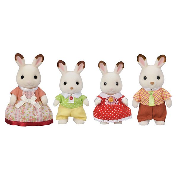 Набор из 4 фигурок коллекционных семейных кроликов Хопскотч Calico Critters