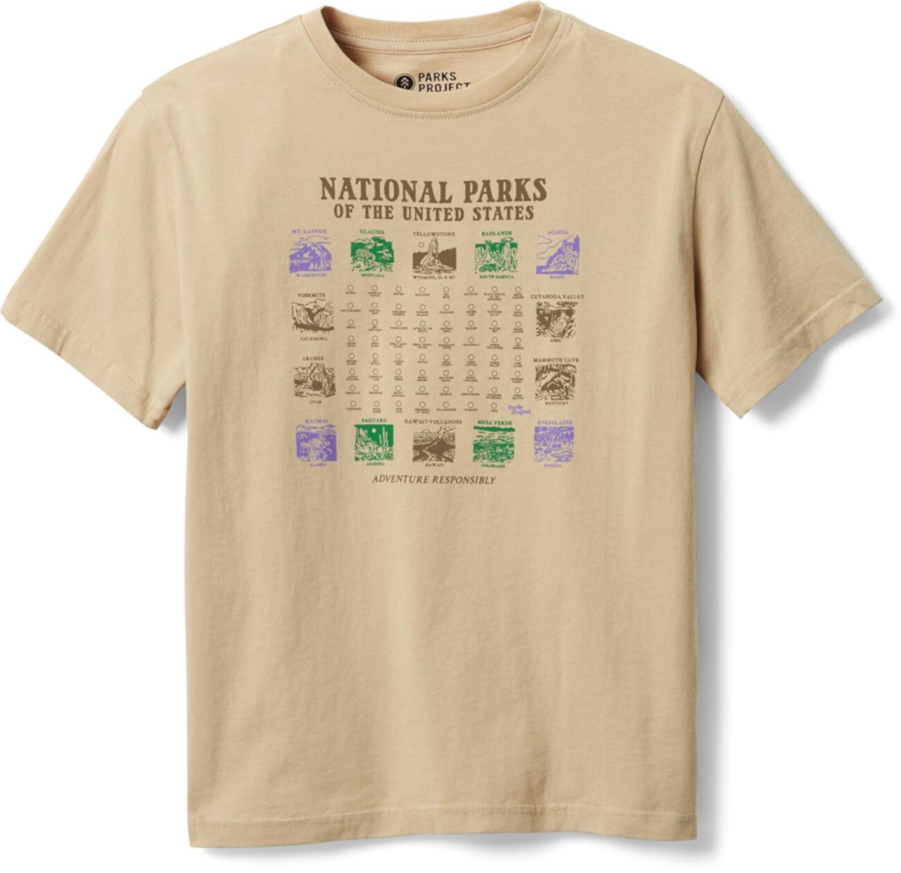 Pictograms National Parks T-Shirt - Kids' Parks Project