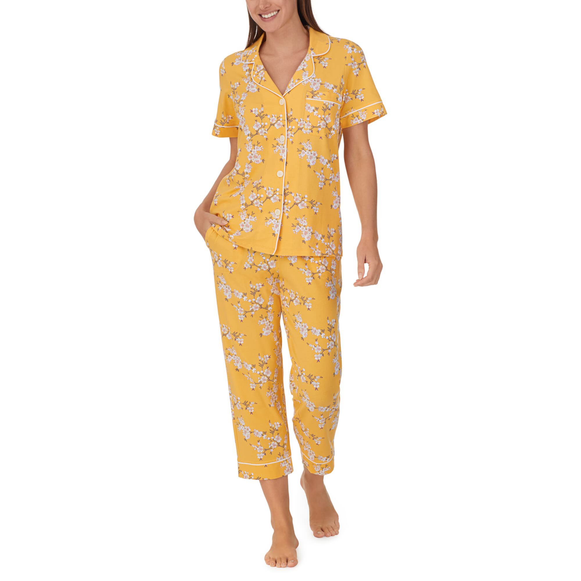 Укороченный пижамный комплект с короткими рукавами BedHead