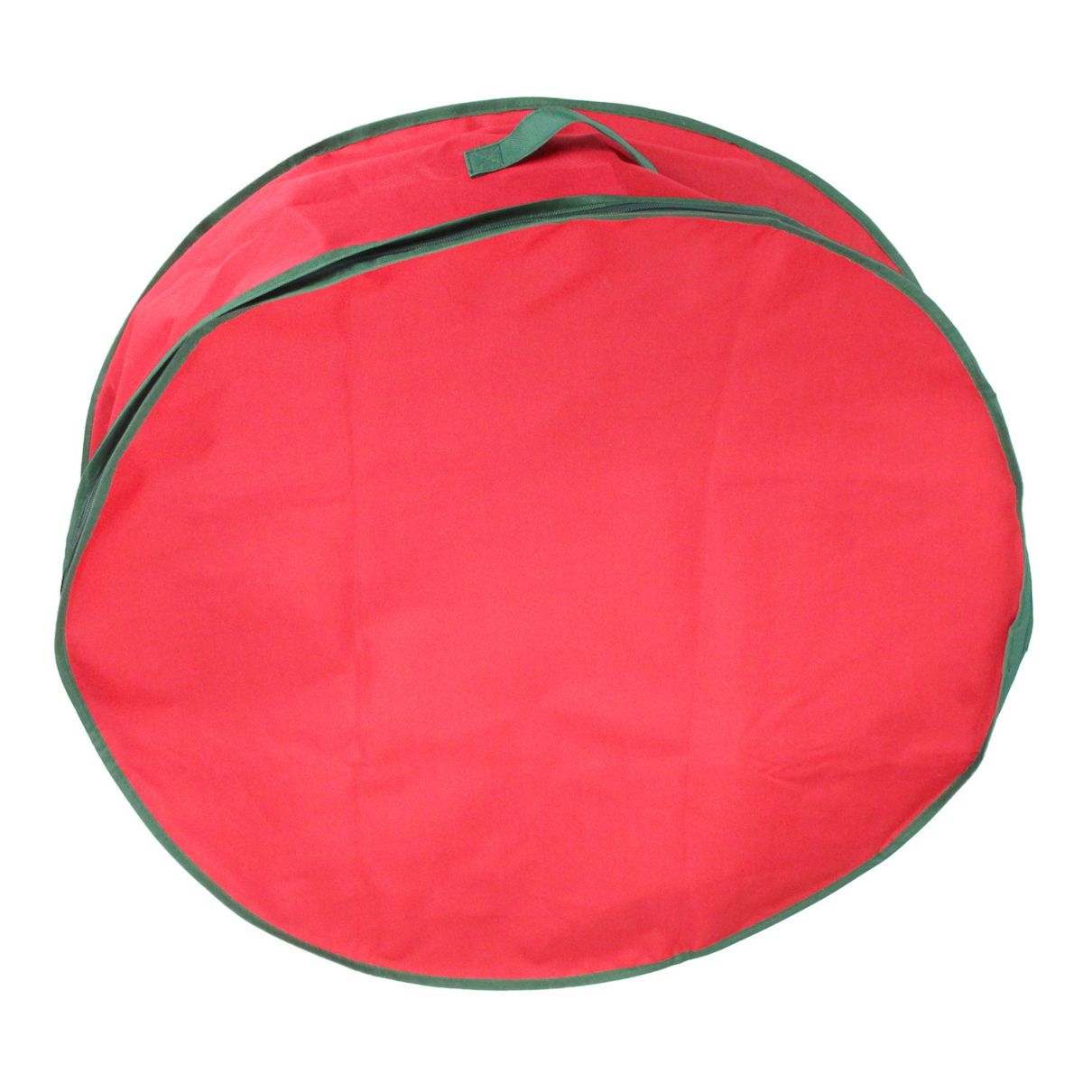 36-дюймовая сумка для хранения красного и зеленого рождественского венка Christmas Central