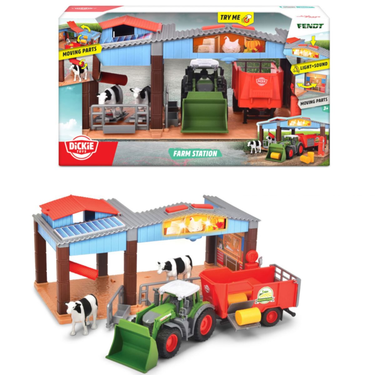 Dickie Toys: игровой набор Farm Station со светом и звуком Dickie Toys