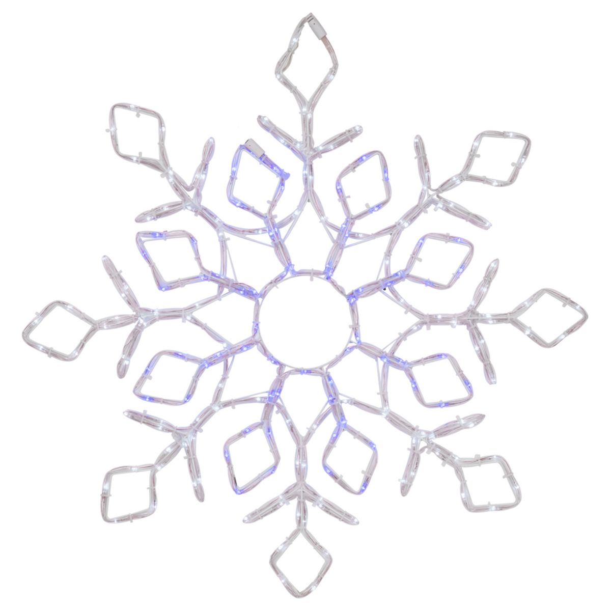 23&#34; Освещенная снежинка с рождественским украшением силуэта окна контроллера Christmas Central