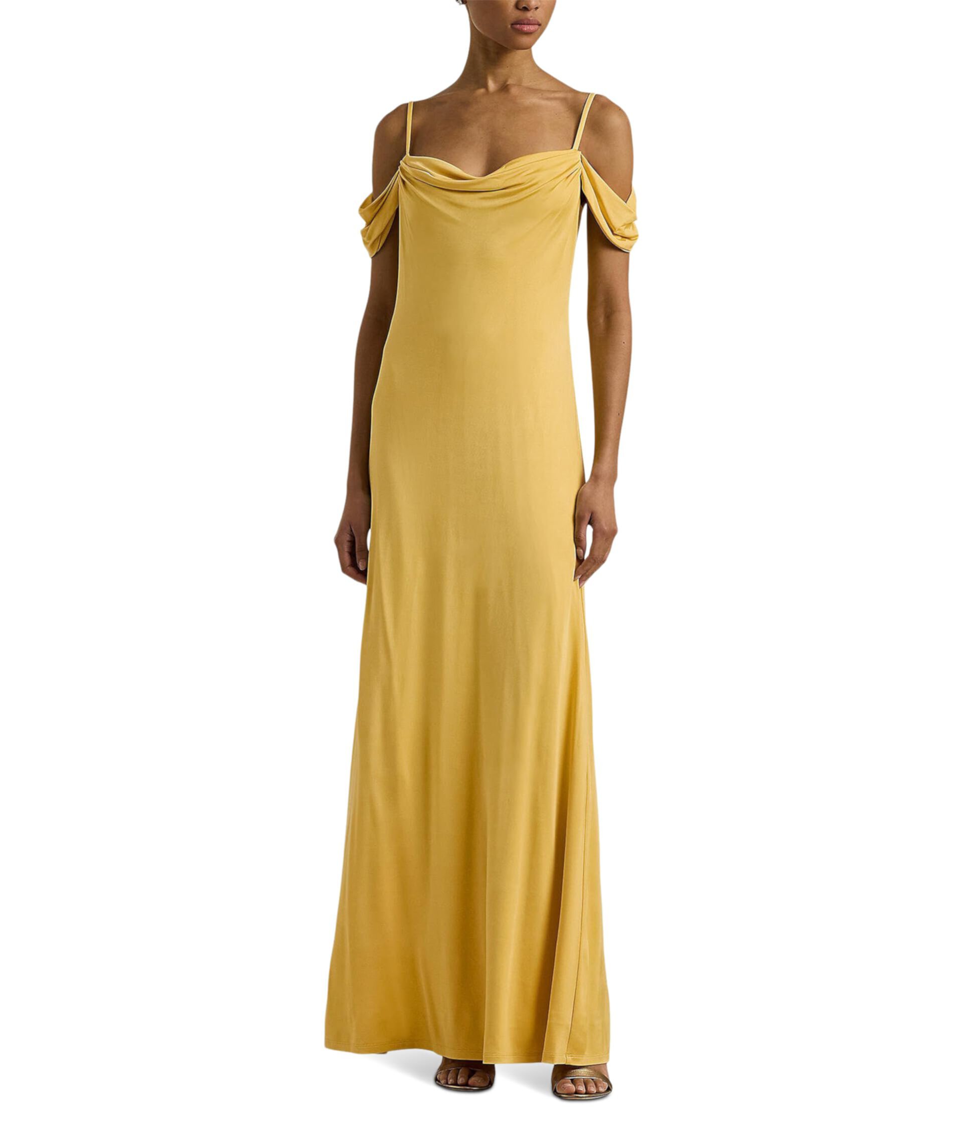 Jersey Off-the-Shoulder Gown LAUREN Ralph Lauren