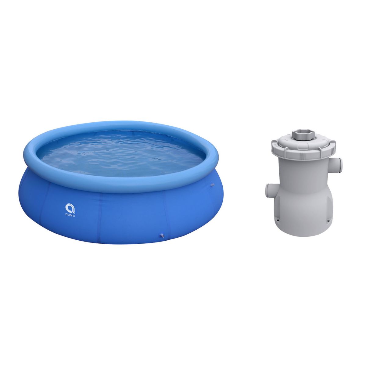 JLeisure 10' x 30&#34; Prompt Set Inflatable Pool w/Clean Plus Filter Cartridge Pump JLeisure