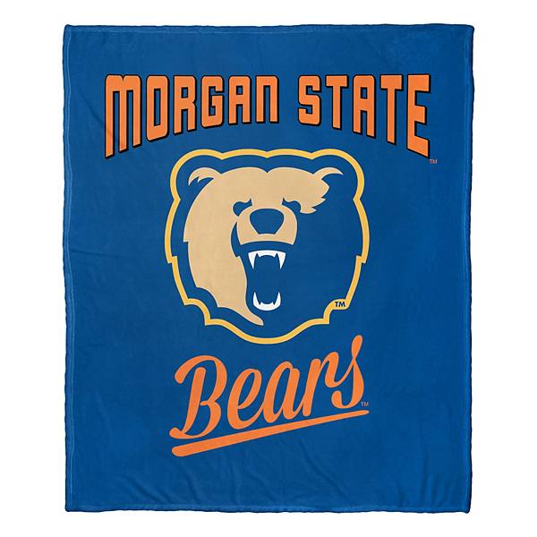 Плед с шелковым эффектом Morgan State Bears, мягкий и теплый, 127 х 152 см, полиэстер The Northwest