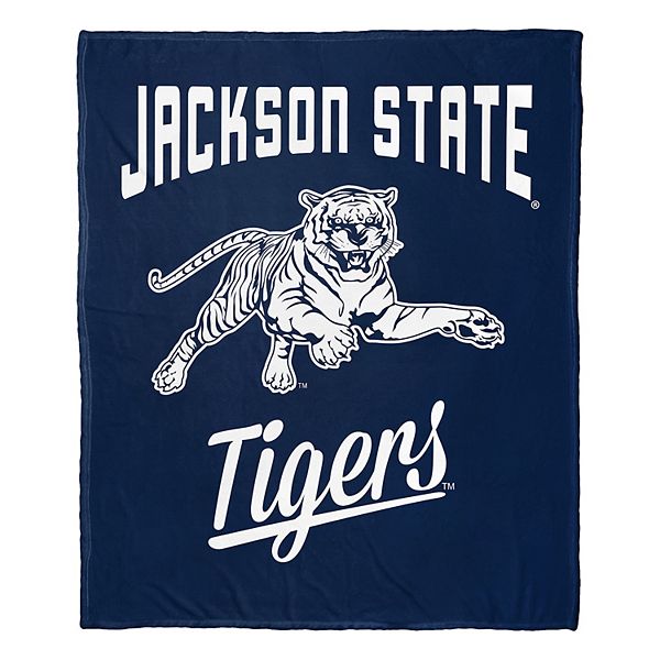 Плед с шелковым покрытием Jackson State Tigers, 127 см x 152 см, теплый и уютный The Northwest