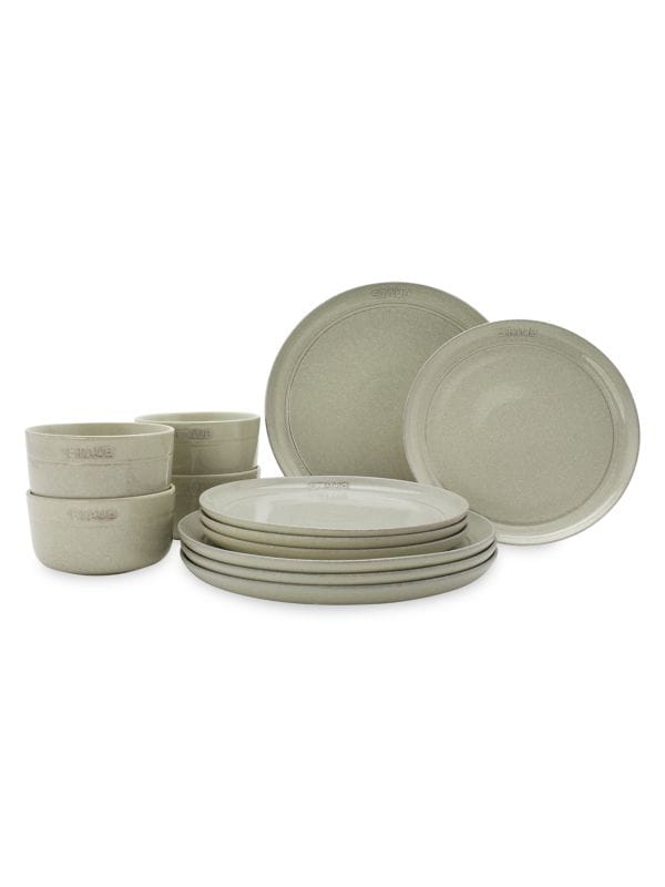 Набор керамической посуды из 12 предметов Staub