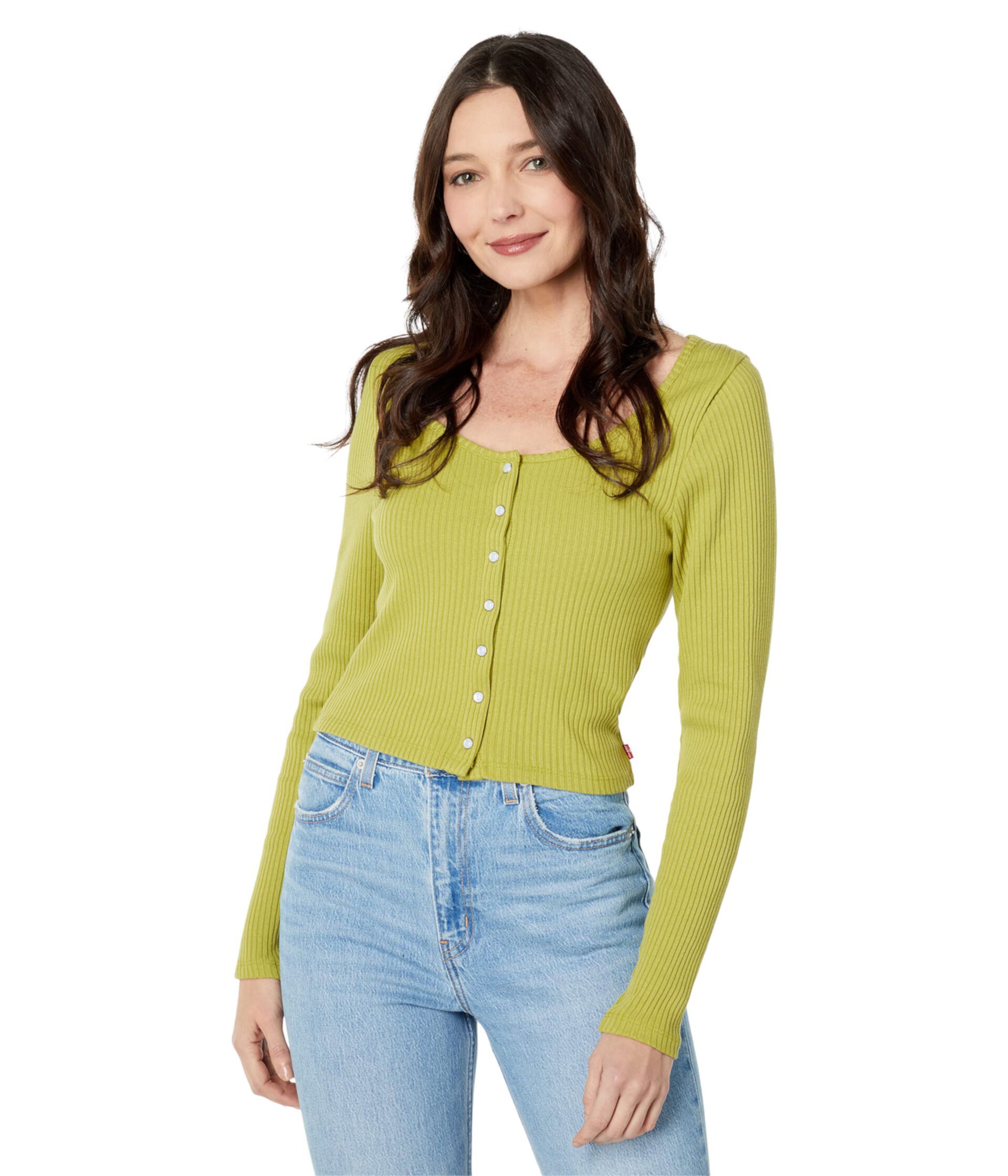 Long Sleeve Britt Snap Front Top Levi's®