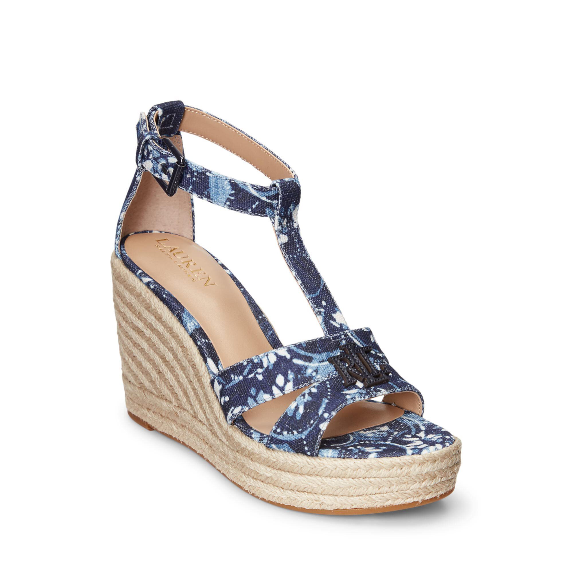 Hale Floral Espadrille Wedge LAUREN Ralph Lauren