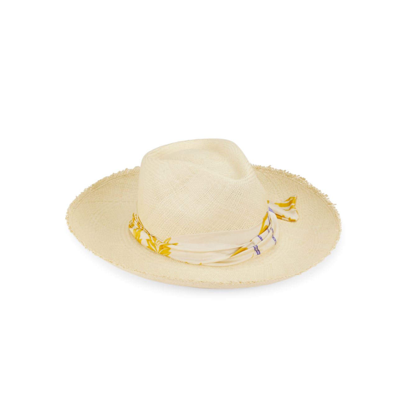 Соломенная шляпа Aguacate с длинными полями и бахромой Sensi Studio