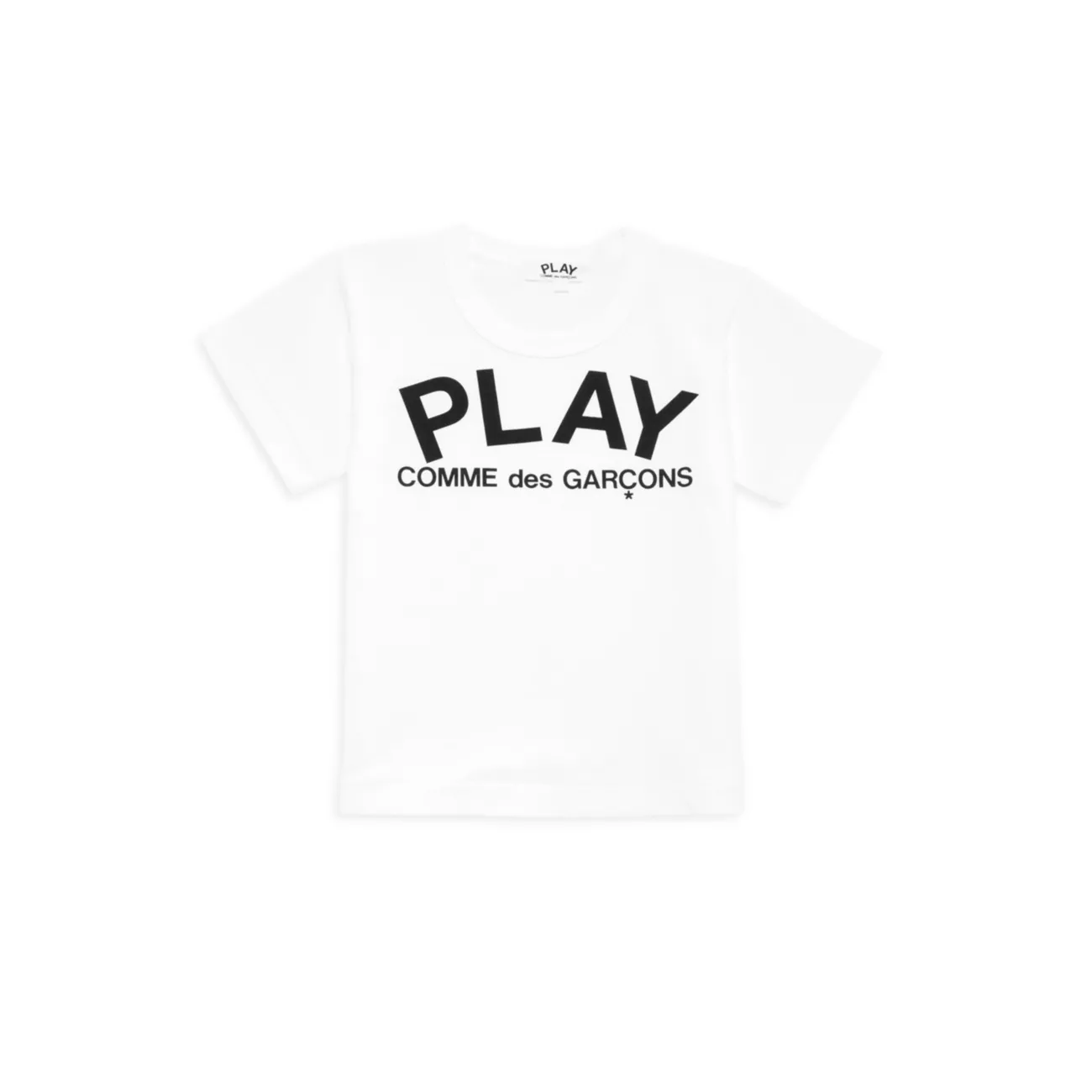 Хлопковая футболка Little Kid's Play Comme des Garcons