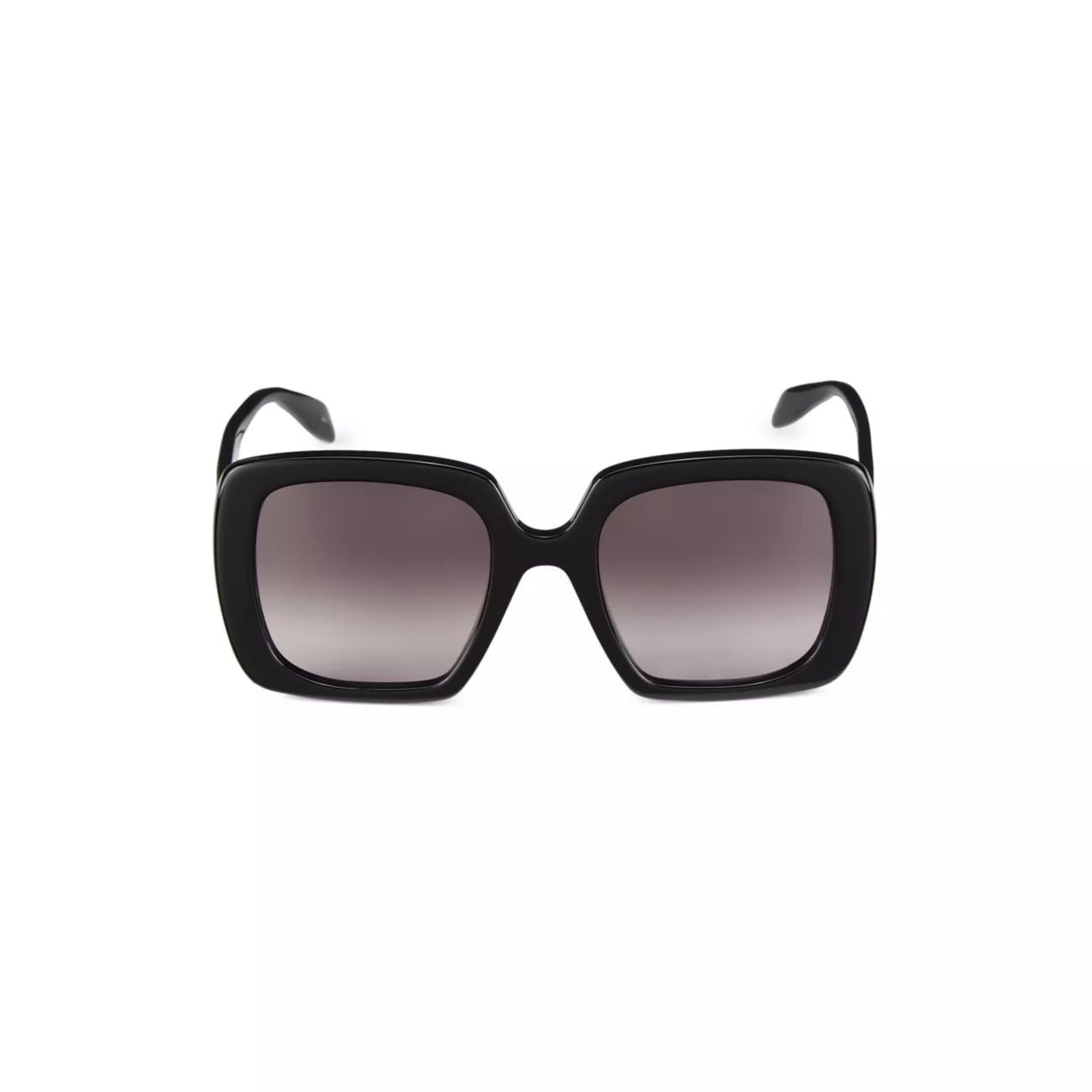 Квадратные солнцезащитные очки из ацетата Seal Logo 54 мм Alexander McQueen