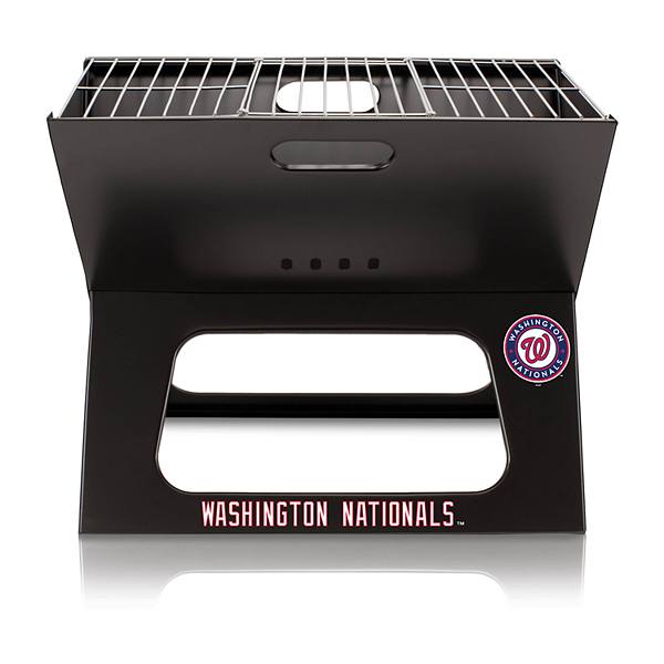 Портативный гриль Picnic Time Washington Nationals X-Grill с графикой команды, сталь, 47 см x 28 см Picnic Time