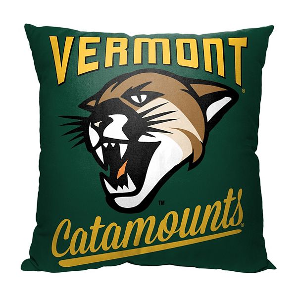 Подушка-высказывание Vermont Catamounts, 45 см х 45 см, полиэстер, легко чистится The Northwest