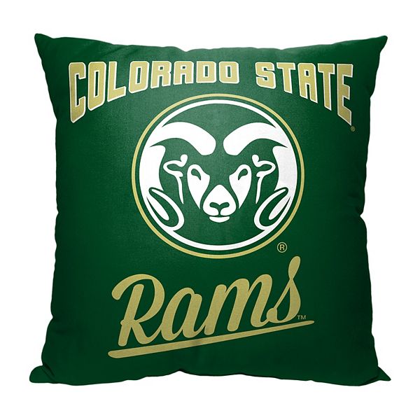 Подушка для дома Colorado State Rams, 45 см x 45 см, полиэстер, легкая стирка The Northwest