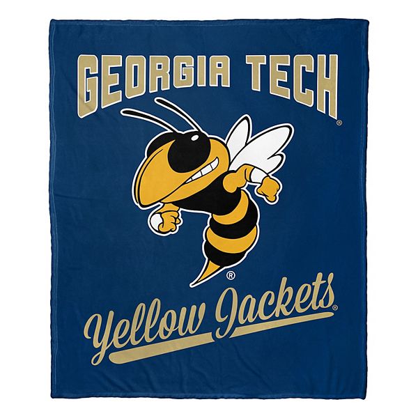 Плед с легким шелковым касанием Georgia Tech Yellow Jackets, 127 см x 152 см, уютный и мягкий The Northwest