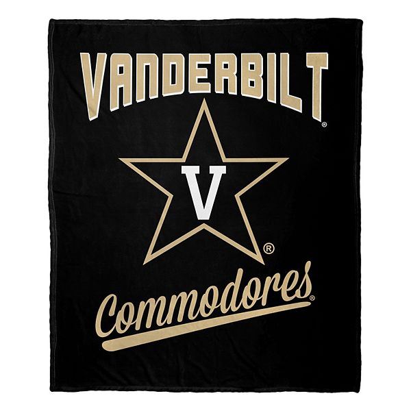 Теплое плед-с покрытие Vanderbilt Commodores, мягкий на ощупь, 127 см x 152 см, 100% полиэстер The Northwest