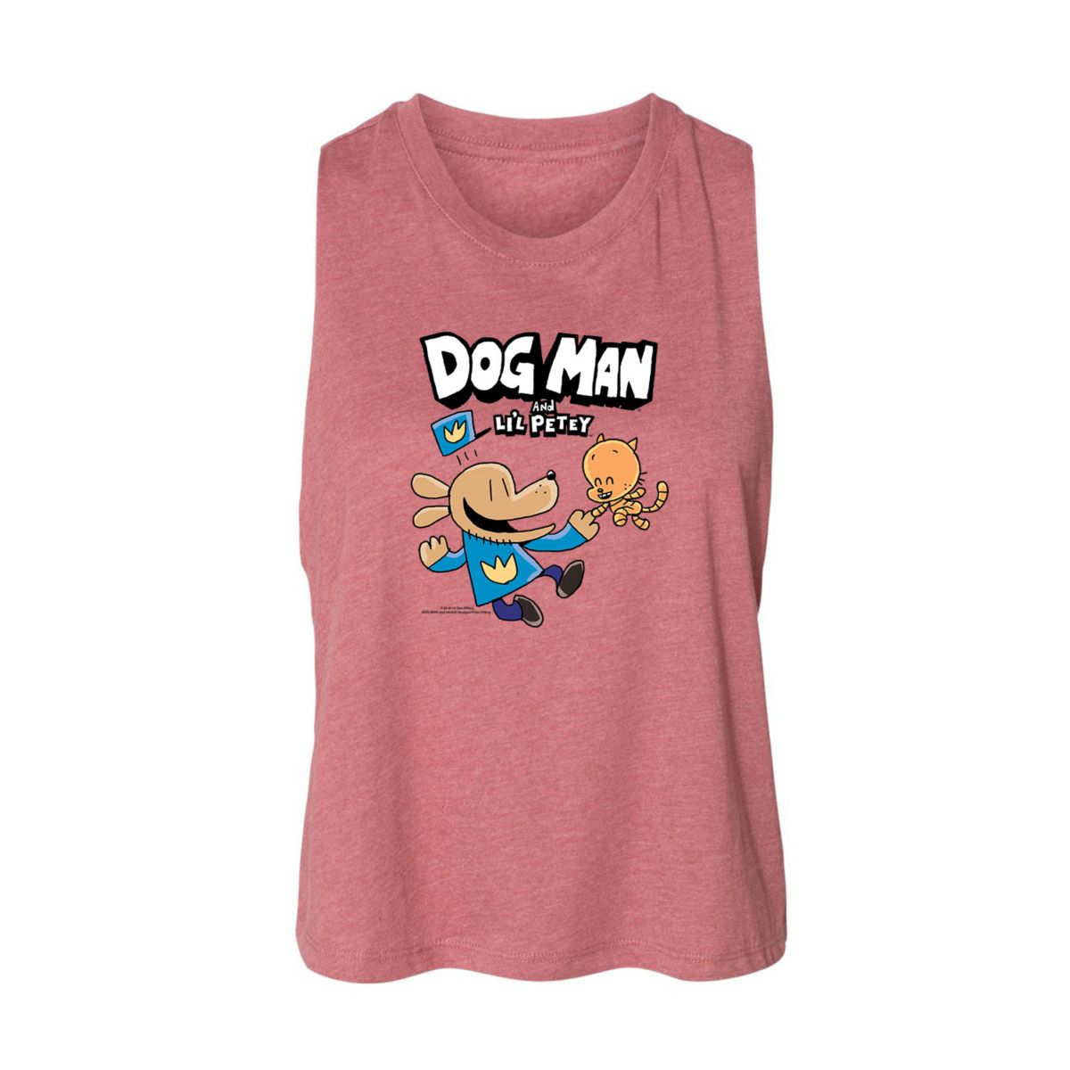 Juniors' Dog Man Li'l Petey Cropped Tank Licensed Character