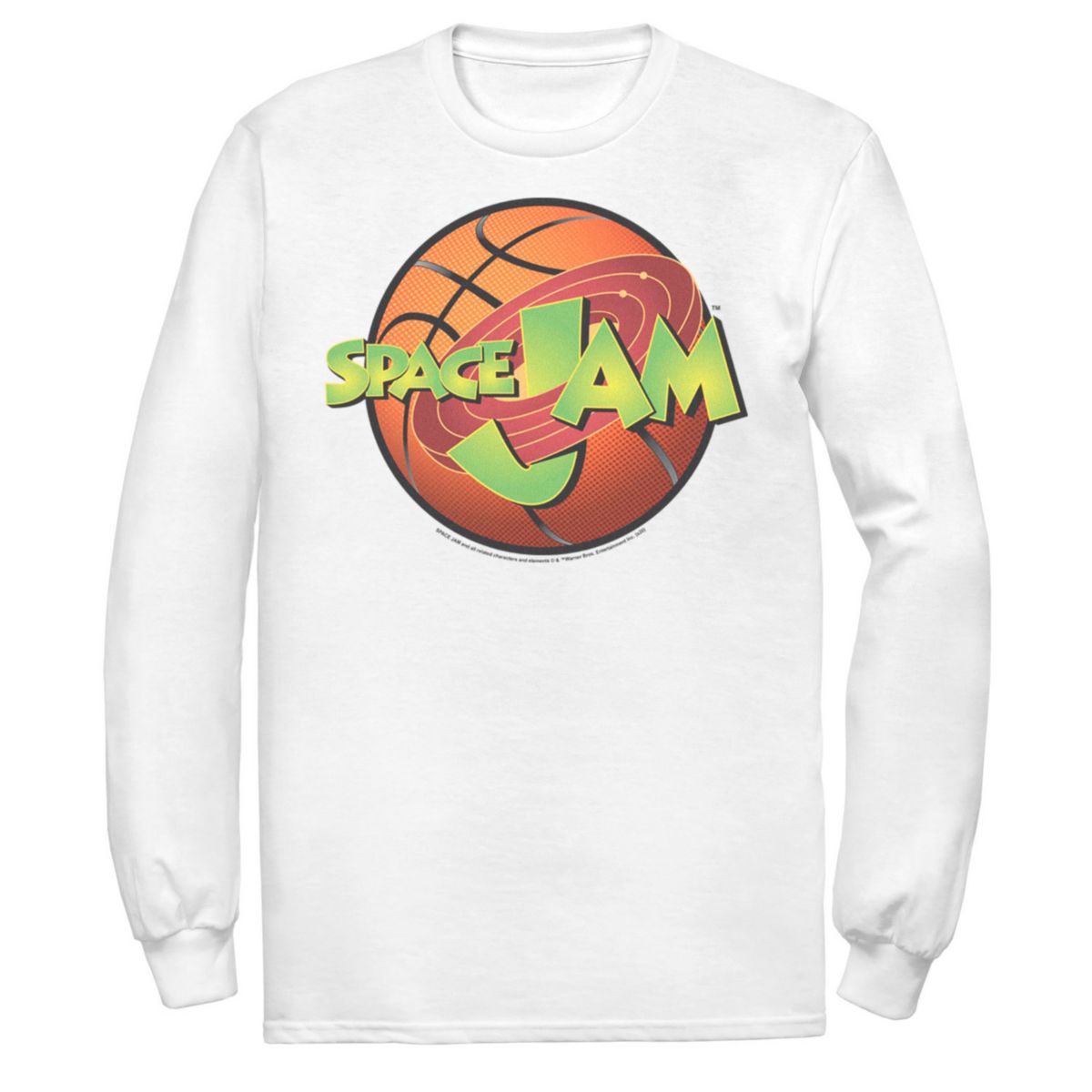 Мужская баскетбольная футболка с логотипом Looney Tunes Space Jam Licensed Character