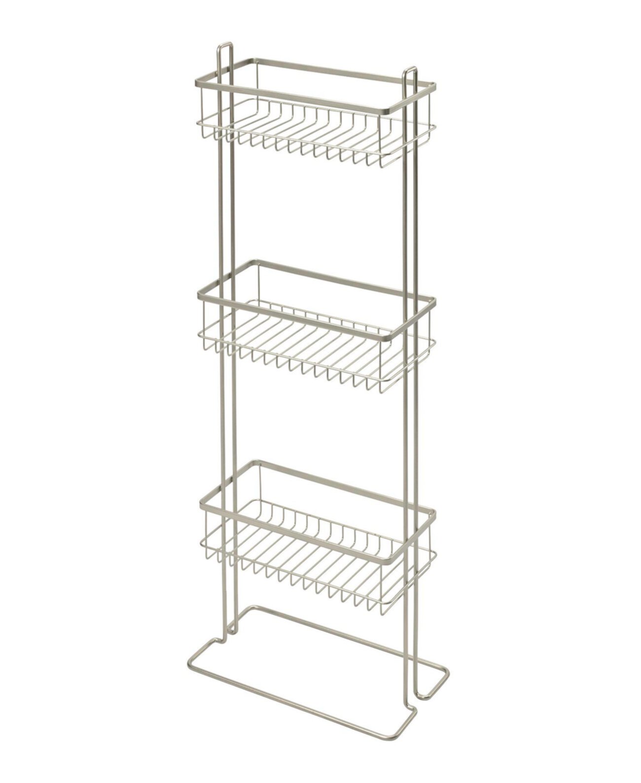 Красивая угловая полка для душа на 3 уровня, нержавеющая сталь, 32,11 дюйма IDesign
