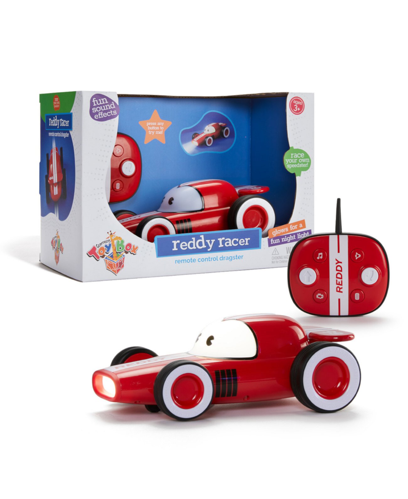 Игрушечный радиоуправляемый набор Dragster Reddy Racer, созданный для Macy's Geoffrey's Toy Box