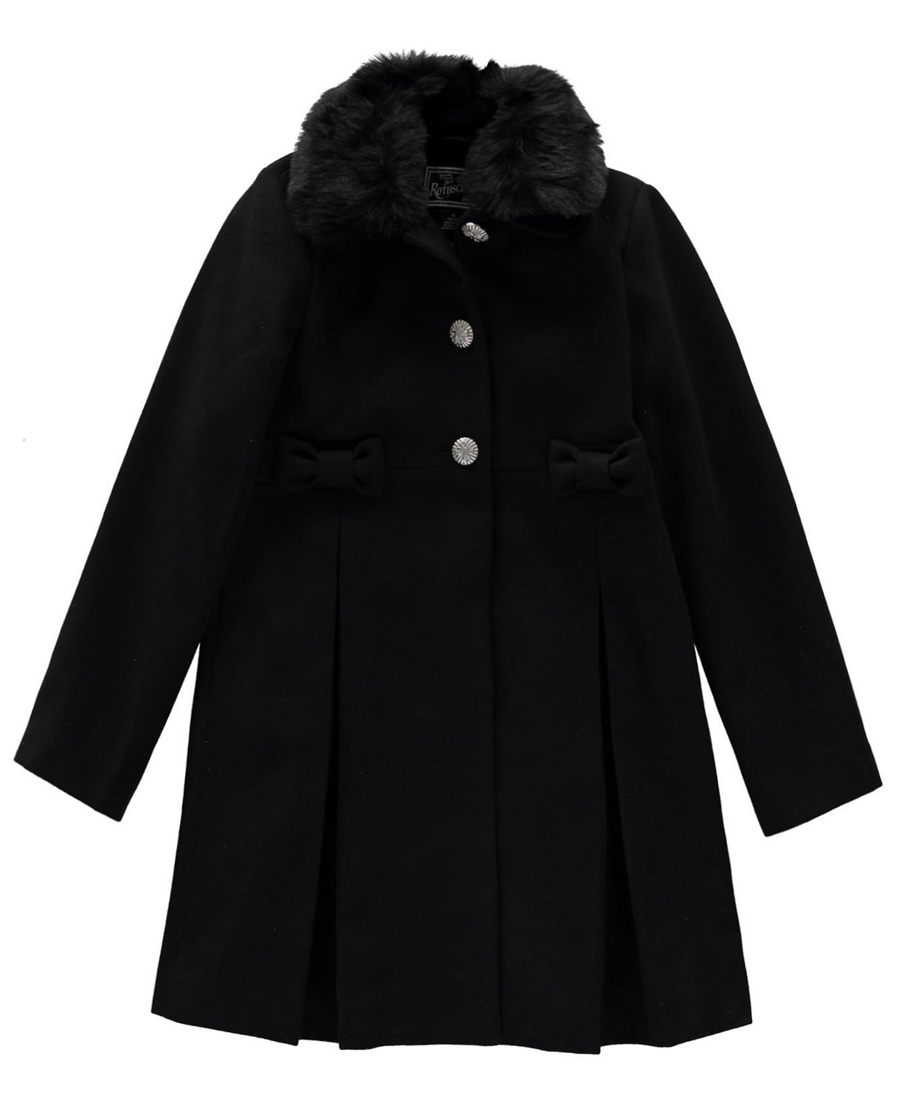 Пальто для девочек с бантом S Rothschild & CO
